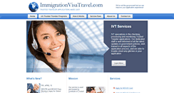 Desktop Screenshot of immigrationvisatravel.com